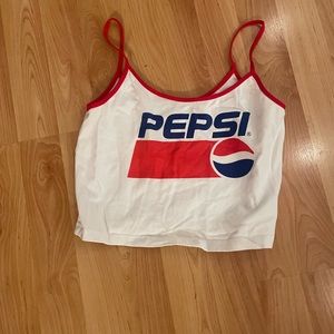 Pepsi cropped tank top